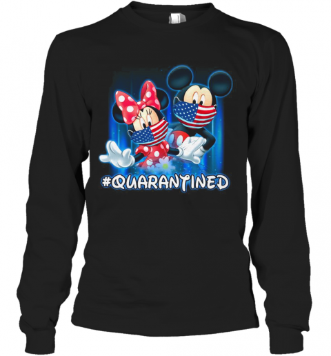 Mickey And Minnie Quarantined T-Shirt Long Sleeved T-shirt 