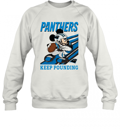 Mickey Mouse Carolina Panthers Keep Pounding T-Shirt Unisex Sweatshirt