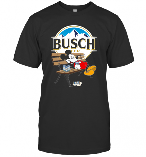 Mickey Mouse Drink Busch Beer T-Shirt