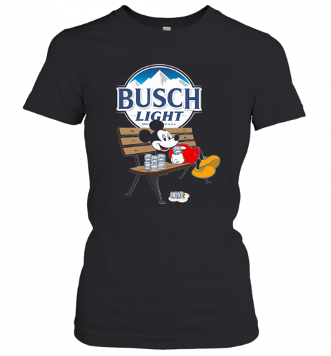 Mickey Mouse Drink Busch Light T-Shirt Classic Women's T-shirt
