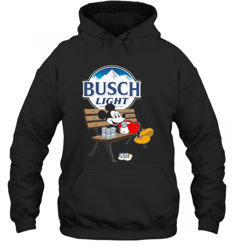Mickey Mouse Drink Busch Light T-Shirt Unisex Hoodie