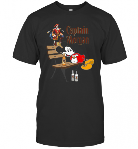 Mickey Mouse Drink Captain Morgan T-Shirt