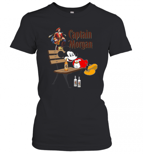 Mickey Mouse Drink Captain Morgan T-Shirt Classic Women's T-shirt