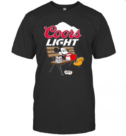 Mickey Mouse Drink Coors Light T-Shirt