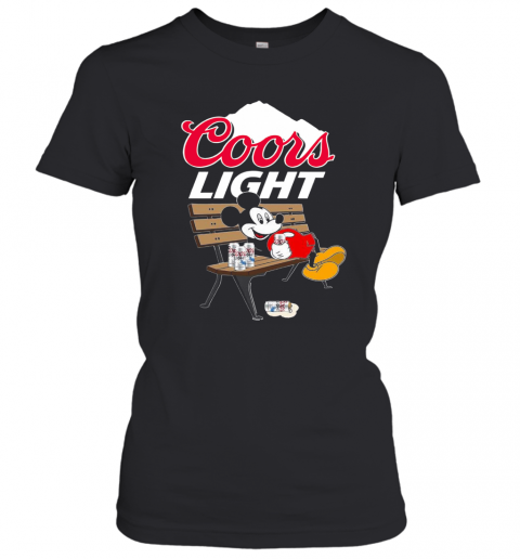 Mickey Mouse Drink Coors Light T-Shirt Classic Women's T-shirt