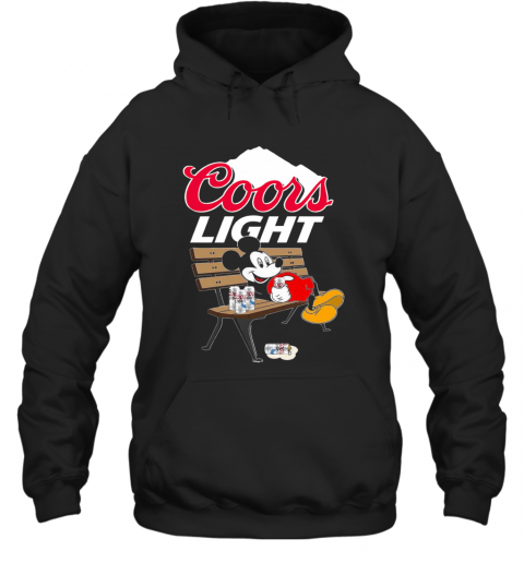 Mickey Mouse Drink Coors Light T-Shirt Unisex Hoodie