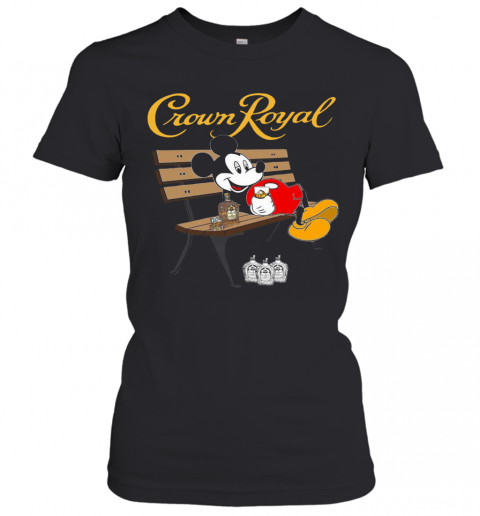 Mickey Mouse Drink Crown Royal T-Shirt Classic Women's T-shirt