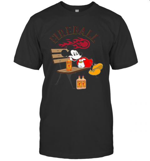 Mickey Mouse Drink Fireball T-Shirt
