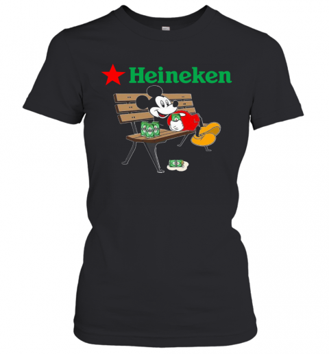 Mickey Mouse Drink Heineken T-Shirt Classic Women's T-shirt