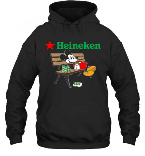 Mickey Mouse Drink Heineken T-Shirt Unisex Hoodie