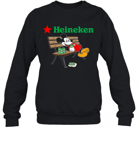 Mickey Mouse Drink Heineken T-Shirt Unisex Sweatshirt