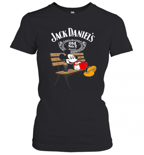 Mickey Mouse Drink Jack Daniel's T-Shirt Classic Women's T-shirt
