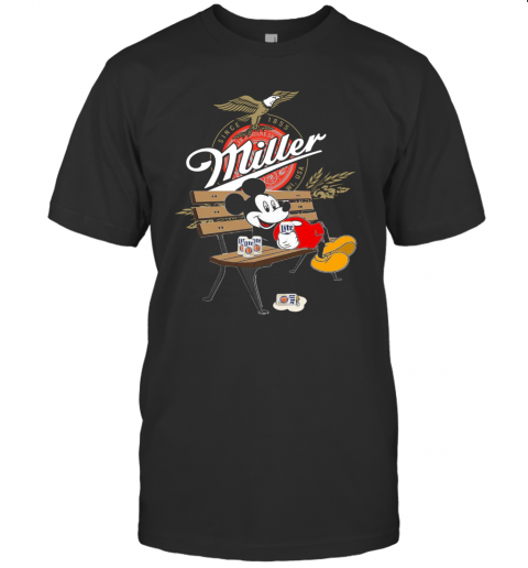 Mickey Mouse Drink Miller Beer T-Shirt
