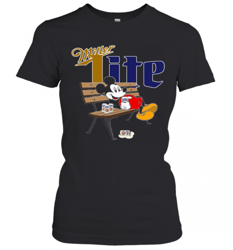 Mickey Mouse Drink Miller Lite T-Shirt Classic Women's T-shirt
