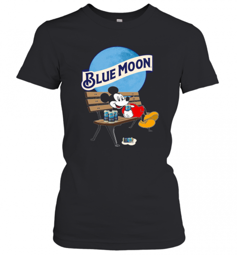 Mickey Mouse Drink Pabst Blue Moon Beer T-Shirt Classic Women's T-shirt