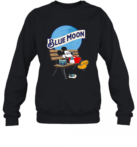 Mickey Mouse Drink Pabst Blue Moon Beer T-Shirt Unisex Sweatshirt