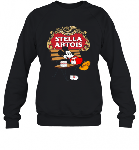 Mickey Mouse Drink Stella Artois T-Shirt Unisex Sweatshirt