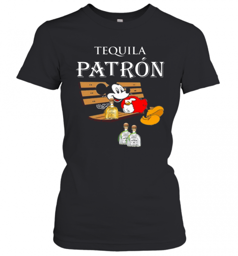 Mickey Mouse Drink Tequila Patron T-Shirt Classic Women's T-shirt