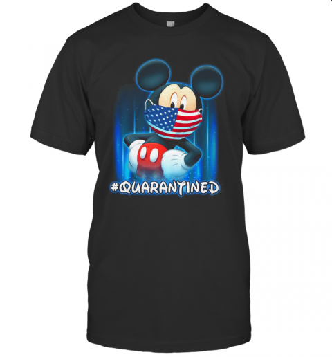 Mickey Mouse Face Mask Quarantined T-Shirt