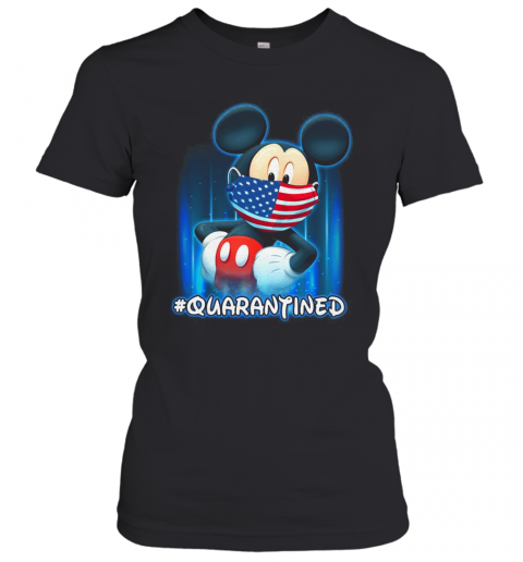 Mickey Mouse Face Mask Quarantined T-Shirt Classic Women's T-shirt
