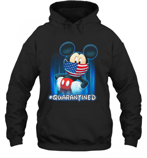 Mickey Mouse Face Mask Quarantined T-Shirt Unisex Hoodie