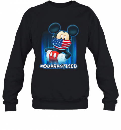 Mickey Mouse Face Mask Quarantined T-Shirt Unisex Sweatshirt