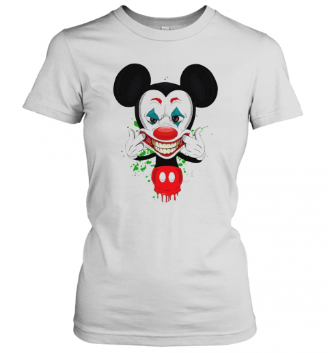 Mickey Mouse Joker Face T-Shirt Classic Women's T-shirt