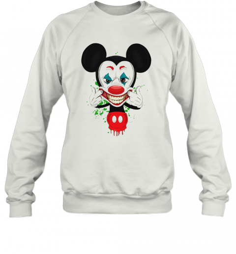 Mickey Mouse Joker Face T-Shirt Unisex Sweatshirt