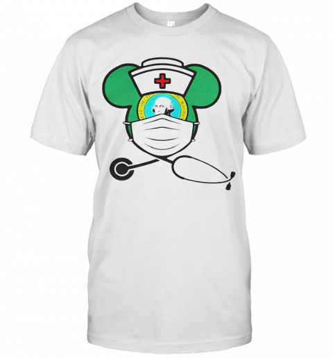 Mickey Nurse Face Mask George Washington T-Shirt