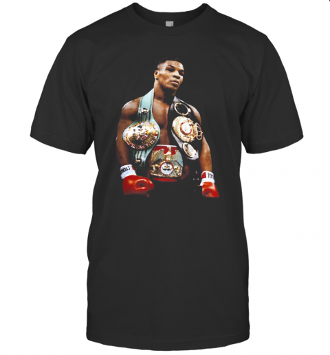 Mike Tyson Championship Belts T-Shirt