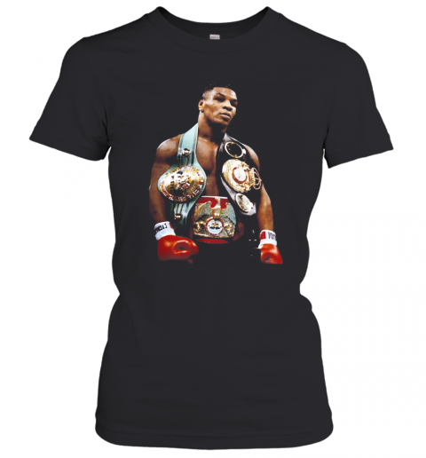 Mike Tyson Championship Belts T-Shirt Classic Women's T-shirt