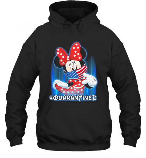 Minnie Mouse Face Mask Quarantined T-Shirt Unisex Hoodie