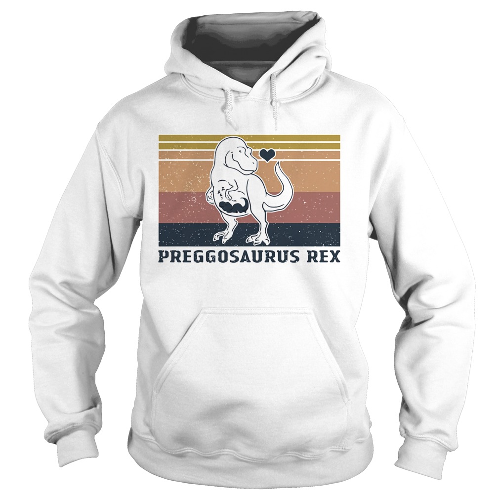 Mother love preggosaurus rex vintage Hoodie