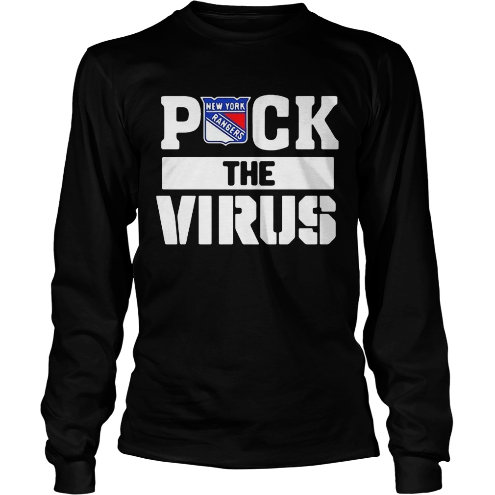 New York Rangers Puck The Virus COVID19 Long Sleeve