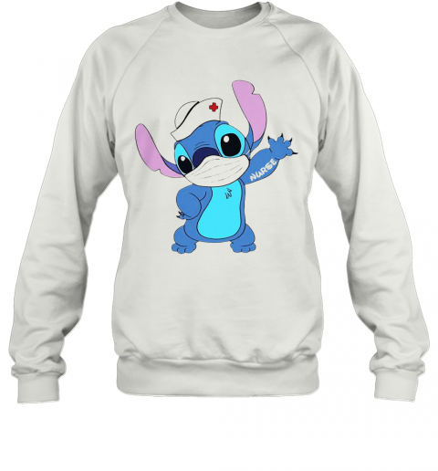 Nice Stitch Nurse Coronavirus T-Shirt Unisex Sweatshirt