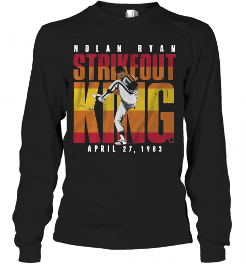 Nolan Ryan Strike Out King T-Shirt Long Sleeved T-shirt 