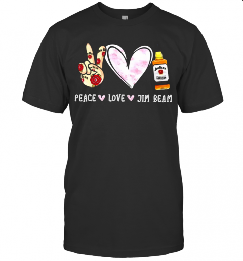 Peace Love Jim Beam T-Shirt