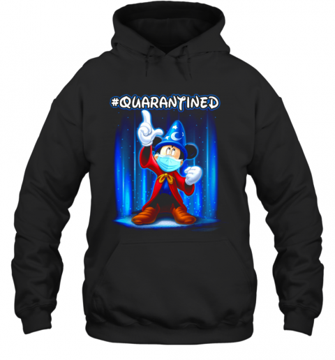 Perfect Wizard Mickey Mouse Mask #Quarantined Coronavirus T-Shirt Unisex Hoodie