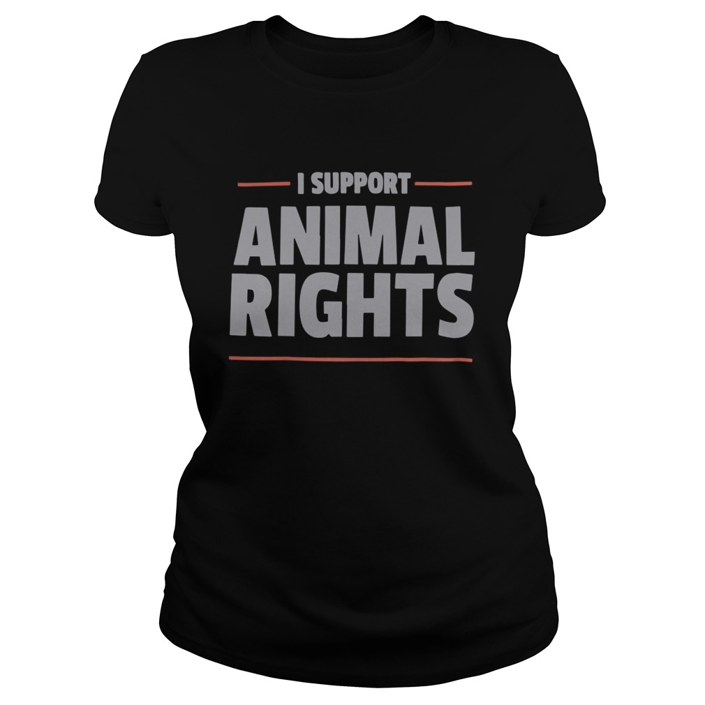 Peta I Support Animal Rights Classic Ladies