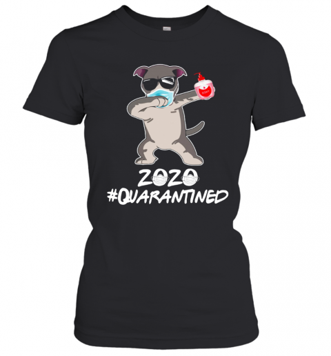 Pit Bull Dog Face Mask Dabbing Soap 2020 Quarantined T-Shirt Classic Women's T-shirt