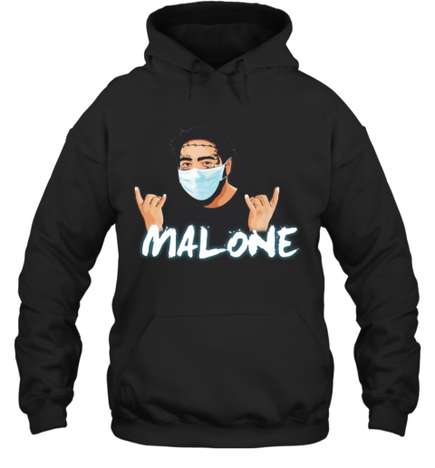 Post Malone Face Mask Fight Coronavirus Covid 19 T-Shirt Unisex Hoodie