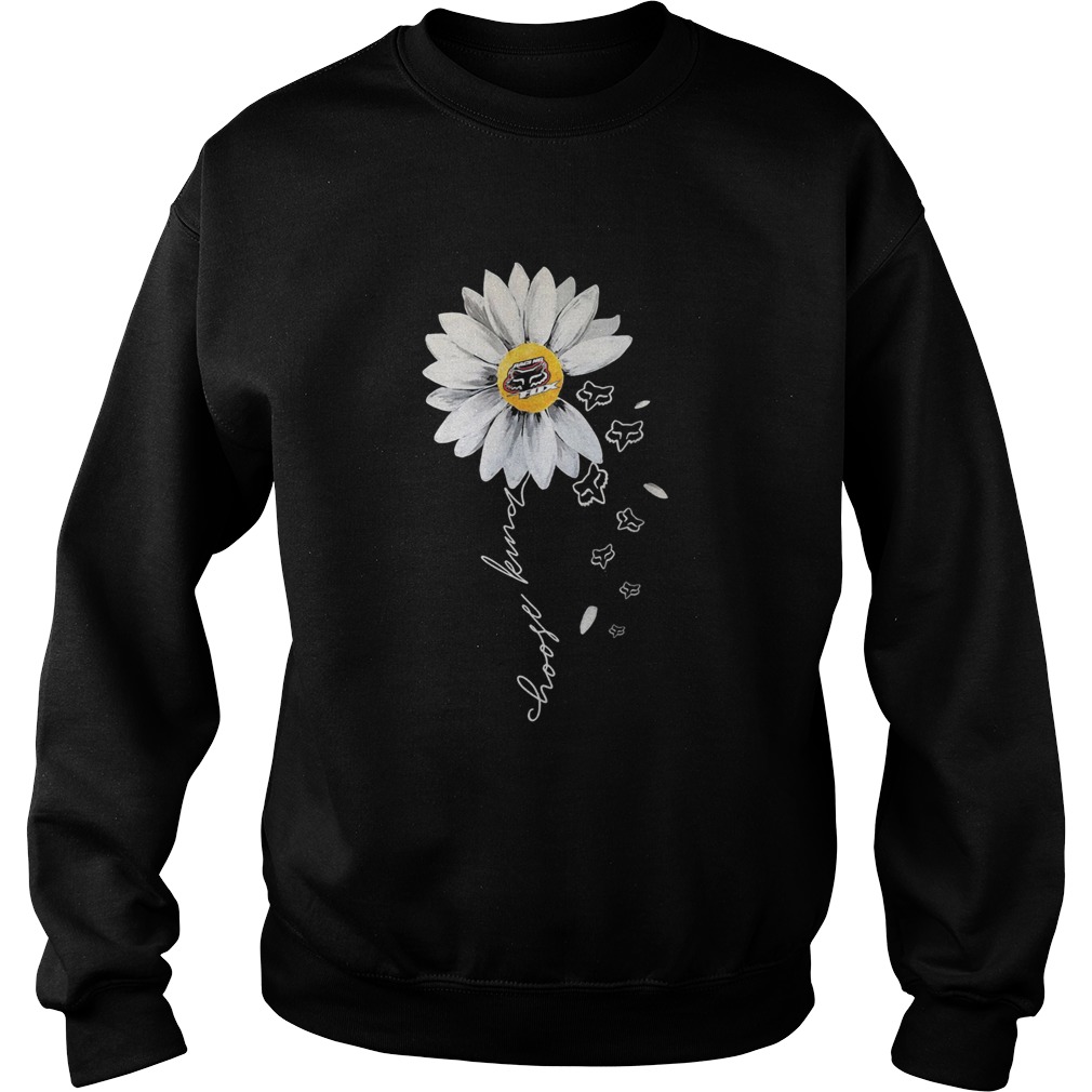 Racing Fox choose kind sunflower Sweatshirt