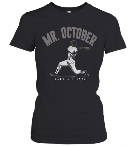 Reggie Jackson Mr October T-Shirt Classic Women's T-shirt