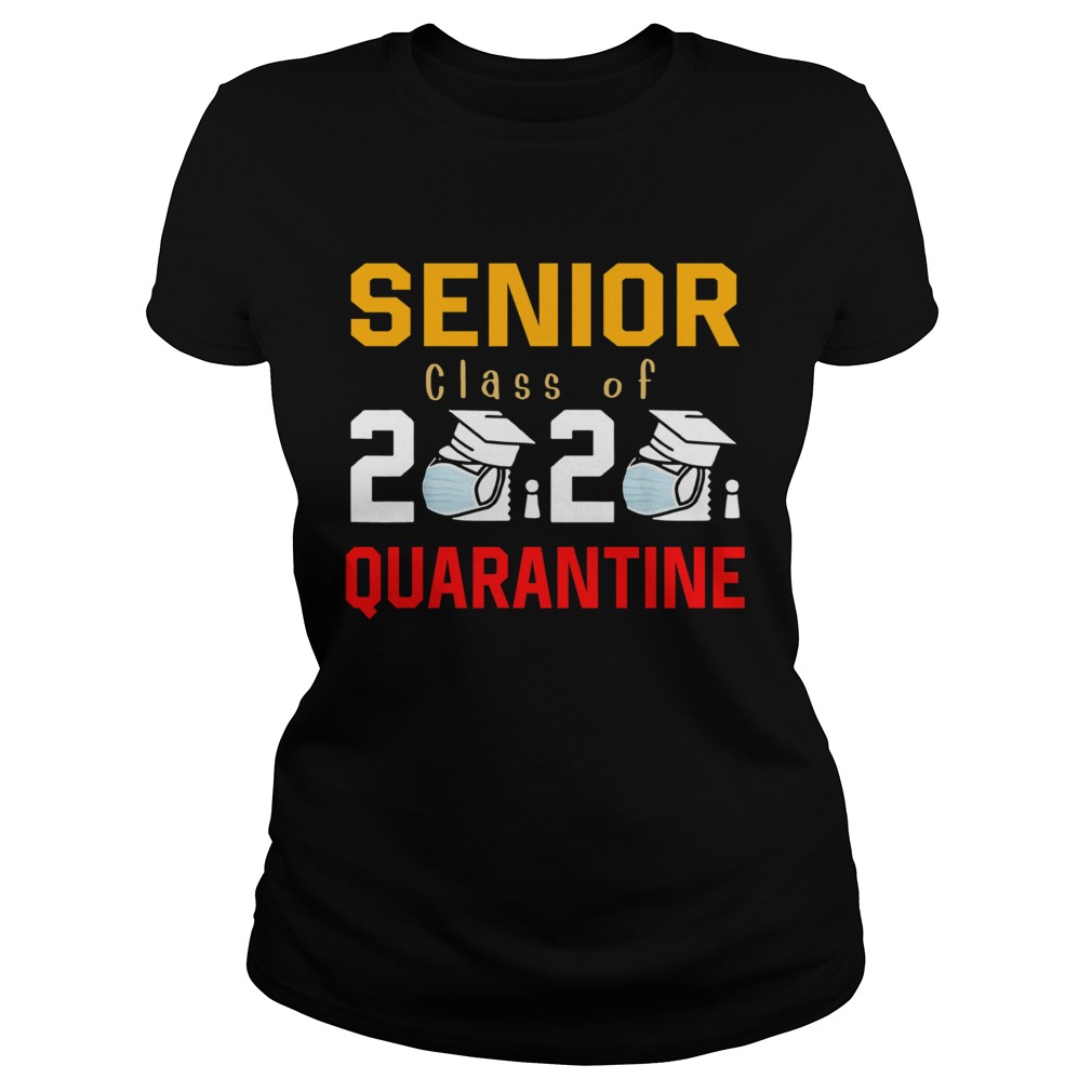 Senior Class of 2020 Quarantine Graduation Shirt Toilet Paper Classic Ladies