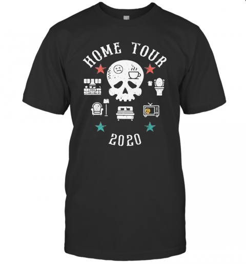 Skull Home Tour 2020 Stars T-Shirt