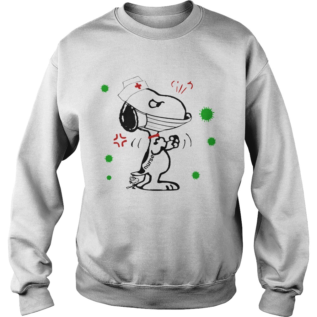 Snoopy Nurse Coronavirus Sweatshirt