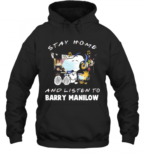 Snoopy Stay Home And Listen To Brad Paisley Covid 19 T-Shirt Unisex Hoodie