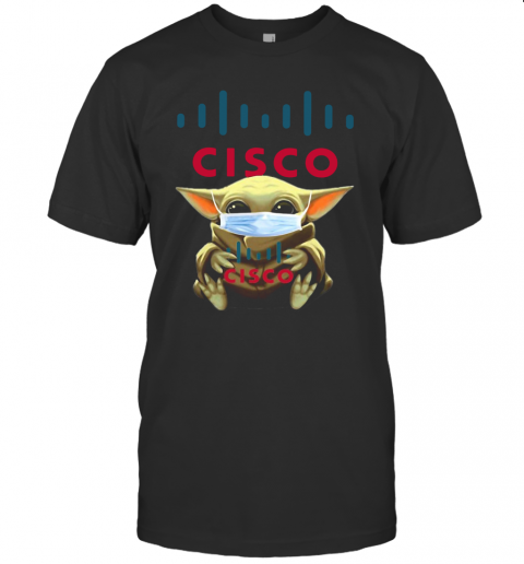 Star Wars Baby Yoda Hug Cisco Covid 19 T-Shirt