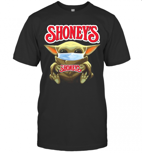Star Wars Baby Yoda Hug Shoney'S Covid 19 T-Shirt