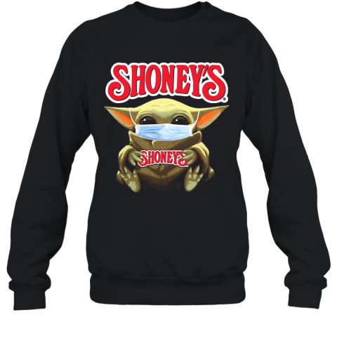 Star Wars Baby Yoda Hug Shoney's Covid 19 T-Shirt Unisex Sweatshirt